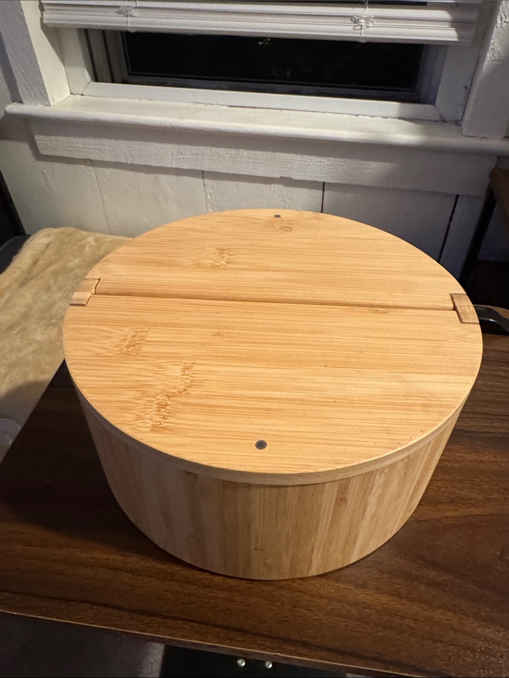 Target Brightroom Bamboo Round Vanity Organizer Storage Box